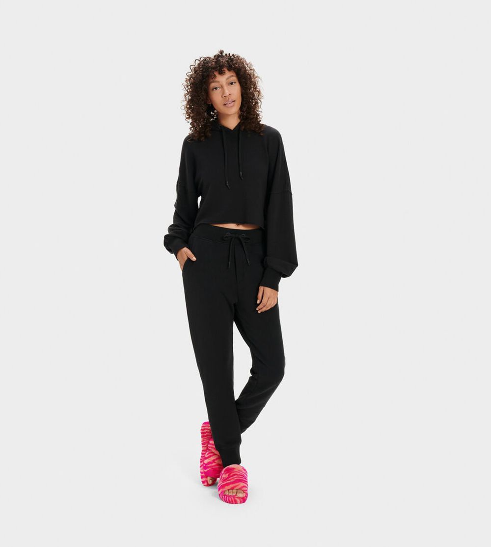 Ugg Jogger Womens - Ugg Ericka Relaxed Black - 039REKTVZ